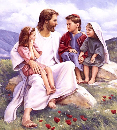 Resultado de imagem para Jesus e as crianças
